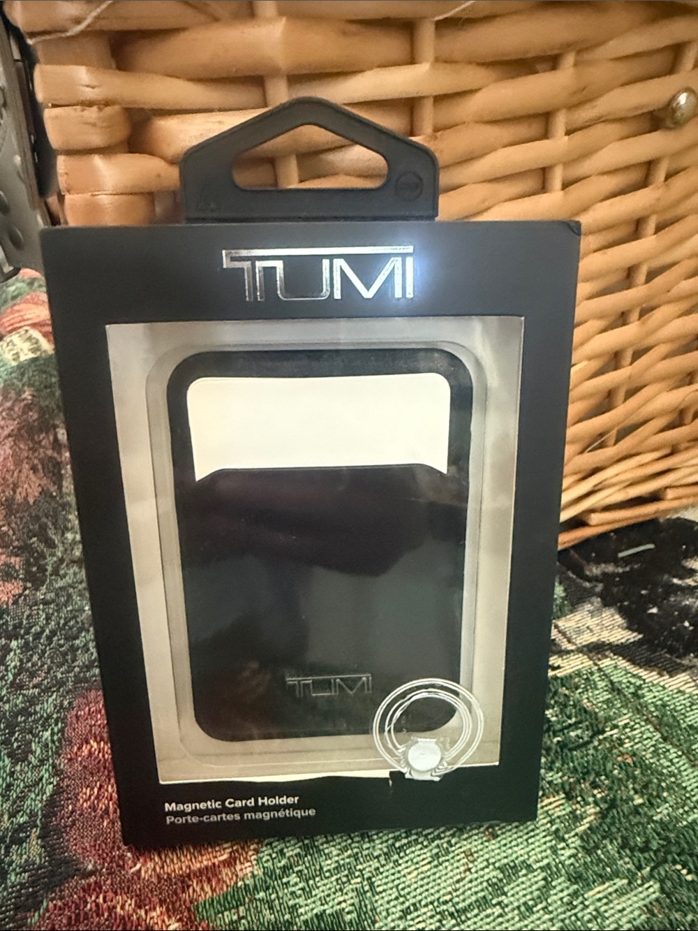 Tumi Magnetic Card Holder, brand new, unopened. Designed in France